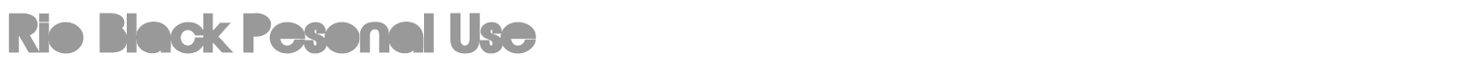Rio Black font preview